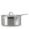 Hestan Probond Clad Stainless Steel 4-quart Covered Saucepan With Helper Handle In Silver