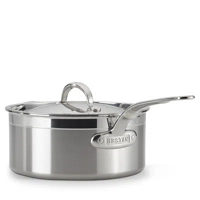 HESTAN PROBOND FORGED 4-QUART PROFESSIONAL CLAD STAINLESS STEEL SAUCEPAN WITH LID,31566