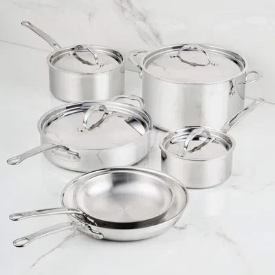 Hestan Probond Luxe 10pc Stainless Steel Ultimate Set In Silver