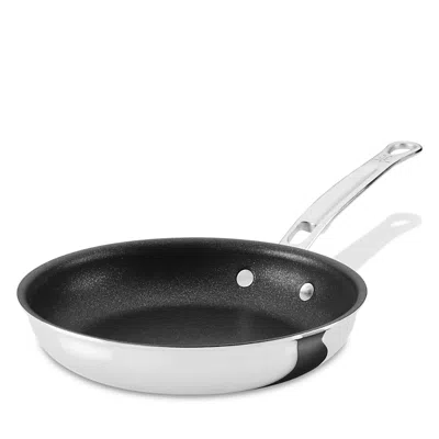 Hestan Probond Luxe 2 Piece Professional Clad Stainless Steel Skillet Set With Titum Nonstick In Silver
