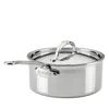Hestan Probond Luxe 3 Quart Professional Clad Stainless Steel Saucepan With Lid In Silver