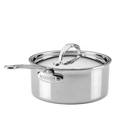 Hestan Probond Luxe 3 Quart Professional Clad Stainless Steel Saucepan With Lid In Silver