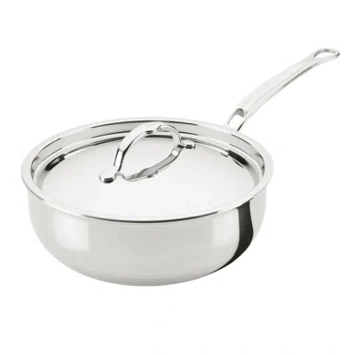 Hestan Probond® Luxe 3.5-quart Professional Clad Stainless Steel Essential Pan With Lid In Silver
