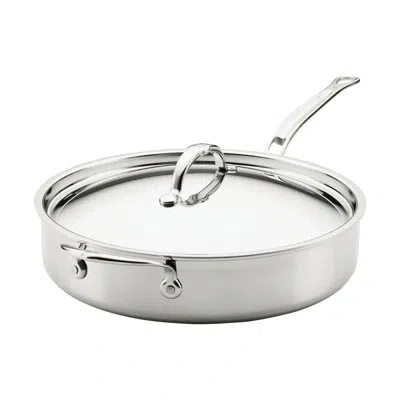 Hestan Probond® Luxe 3.5-quart Professional Clad Stainless Steel Sauté Pan With Lid In Silver