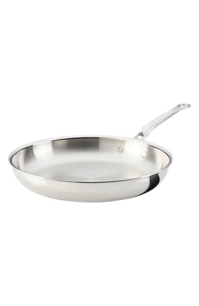 Hestan Probond® Luxe Professional Clad Stainless Steel 12.5-inch Skillet In Silver