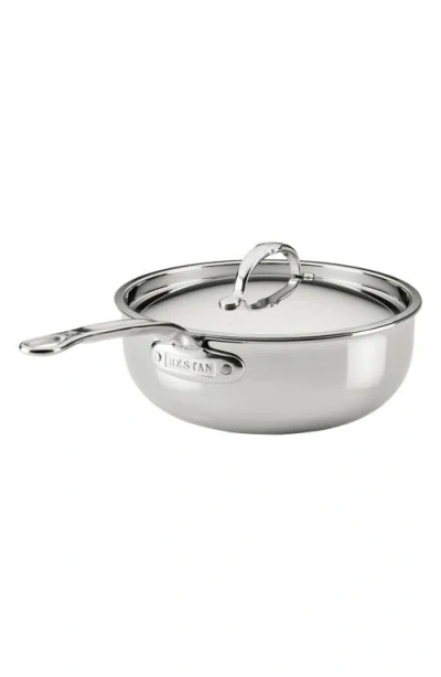 Hestan Probond® Luxe Professional Clad Stainless Steel 3.5-quart Essential Pan With Lid In Silver