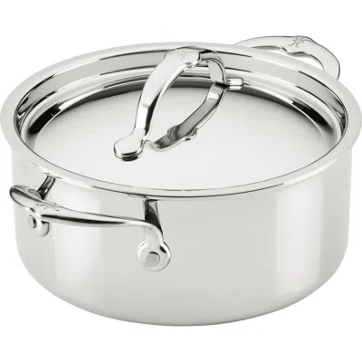 Hestan Probond® Luxe Professional Clad Stainless Steel 3-quart Soup Pot With Lid In Silver