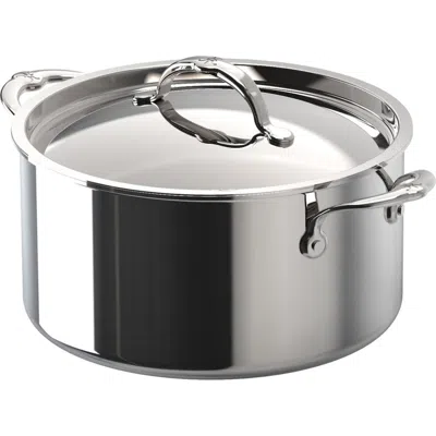 Hestan Probond® Luxe Professional Clad Stainless Steel 6-quart Stock Pot With Lid In Silver