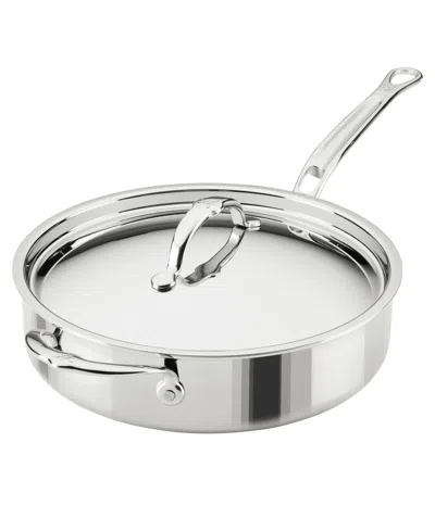Hestan Probond Luxe Stainless Steel 3.5-quart Saute Pan With Lid In Silver