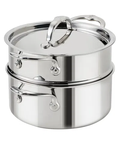 Hestan Probond Luxe Stainless Steel 3-quart Soup Pot And Steamer Insert Set In Silver