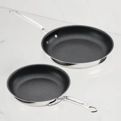 Hestan Probond Luxe Titum Nonstick 2 Pc Set In Silver