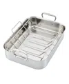 Hestan Insignia Large Classic Roaster In Silver