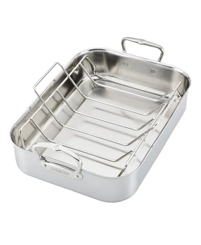 Hestan Insignia Large Classic Roaster In Silver
