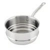 Hestan 3 Quart Stainless Steel Double Boiler Insert In Silver
