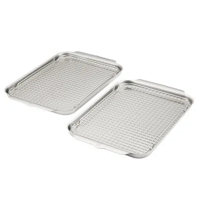 Hestan Provisions 4 Piece Bakeware Set In Gray