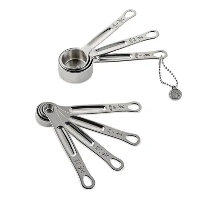 Hestan Provisions 7 Piece Measuring Spoon Set In Silver