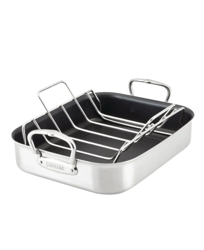 Hestan 15.6 Roaster With Rack In Stainless Steel