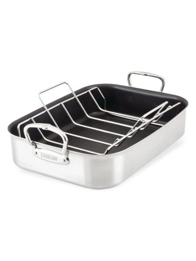 Hestan Provisions Nonstick Roaster With Rack In Stainless Steel