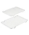 Hestan Provisions Oven Bond Try-plyl Half Sheet Cooling Rack 2-piece Set In Stainless Steel