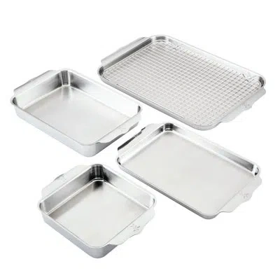 Hestan Provisions Ovenbond Ovenware Set, 5-piece In Silver
