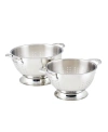 Hestan Provisions Stainless Steel 2-piece Colander Set In Stainless Steel