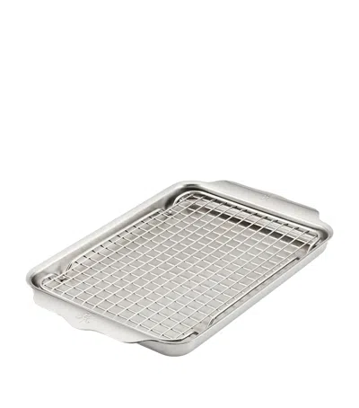 HESTAN STAINLESS STEEL BAKING PAN WITH COOLING RACK