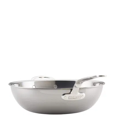 Hestan Stainless Steel Nanobond Chef's Pan In Silver