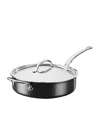 Hestan Nanobond Titanium Stainless Steel 3.5-quart Covered Saute With Helper Handle In Black