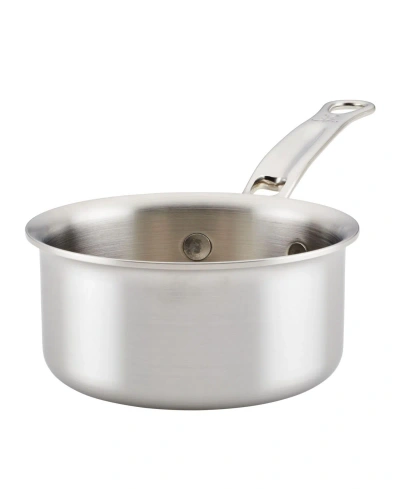 Hestan Thomas Keller Insignia Commercial Clad Stainless Steel 0.75-quart Open Butter Warmer In No Color