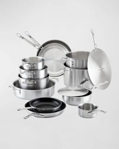 Hestan Thomas Keller Insignia Commercial Clad Stainless Steel 14-piece Cookware Set In Metallic