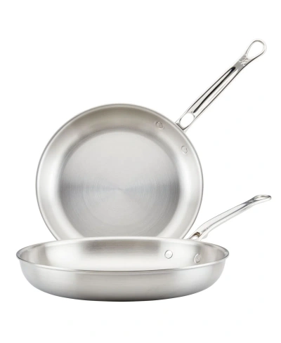 Hestan Thomas Keller Insignia Commercial Clad Stainless Steel With Titum Nonstick, Set Of Two Saute Pans- 1 In No Color