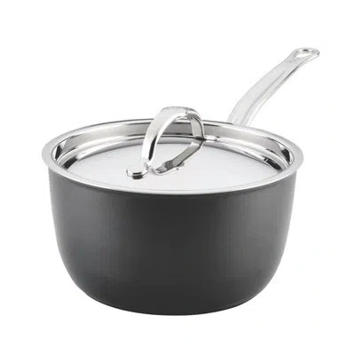 Hestan Titum® Fusion 3qt Nonstick Saucepan With Lid In Gray