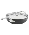 Hestan Titum Fusion Nonstick 4.5-quart Essential Pan With Lid In Black