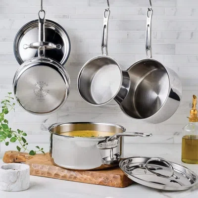 Hestan "v1: Probond® Luxe 5-piece Professional Clad Stainless Steel Skillet Set 5-piece Set  (8.5”skillet,  In Silver