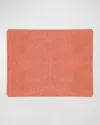 Hestia Everyday Faux Shagreen Acrylic Tray In Light Orange
