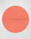 Hestia Everyday Shagreen Round Xl Charger/mat In Light Orange