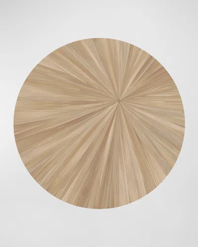 Hestia Everyday Tribeca Round Xl Charger/mat In Natural