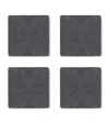 Hestialiving Everyday Set Of 4 Prestige Square Coasters