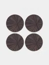 Hestialiving Soleil Wood Coasters (set Of 4)