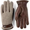 Hestra Christopher Wool Blend & Leather Gloves In Light Brown