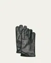 Hestra Gloves Men's Hairsheep Machine Plain Gloves In Bottle Green