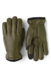 Hestra John Sheepskin Gloves In Loden