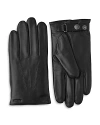Hestra Nelson Hairsheep Leather Gloves In Black