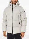 Hetregò Ethan Hooded Padded Jacket In Neutral