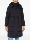 Hetregò Quilted-design Coat In Black