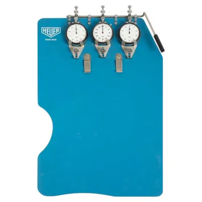 Pre-owned Heuer Mounted 3  Stop Watches, Two Reference 403.213, Ufland Timer, 1970's... In Multi