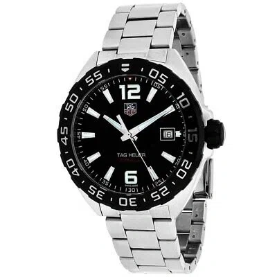 Pre-owned Heuer Tag  Mens Formula 1 Black Watch - Waz1110.ba0875