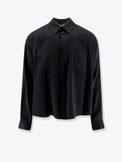 Hevo Arpinova Modal Blend Shirt In Black