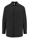 Hevo Bari Patch-pocket Shirt In Black