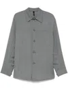 Hevo Hemd Aus Schurwolle In Gray